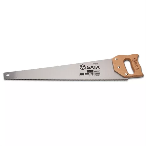 SATA kézi fűrész 550mm 7Z, fa markolattal