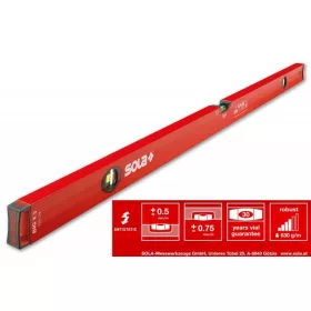 VÍZMÉRTÉK ALU SOLA BIGX3 150 X-PROFIL 150 CM