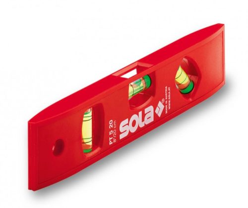 VÍZMÉRTÉK  SOLA-METAL MÛANYAG PT5 20 CM  20SB