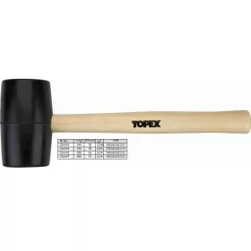 GUMIKALAPÁCS TOPEX 02A343 50 MM 340 G