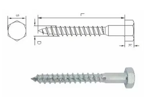 ÁLLVÁNYCSAVAR HORG  8X140 FRIULSIDER/50 DB