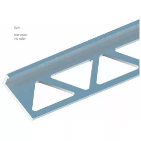 ÉLVÉDÕ FÉM SZÖGLETES  10 MM/3M  ALU NATÚR 101303