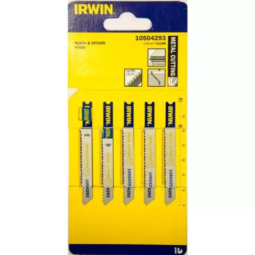 DEKOPÍRFÛRÉSZLAP IRWIN U118B/5 DB  FÉM