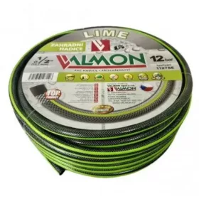   LOCSOLÓTÖMLÕ CSEH 1/2" LIME-EZÜST, ZÖLD CSÍKKAL /25M