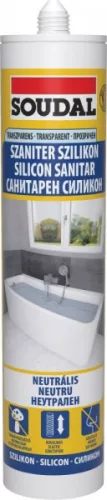 SZILIKON SZANITER NEUTRÁLIS TRANSPARENS 280 ML SOUDAL 172748