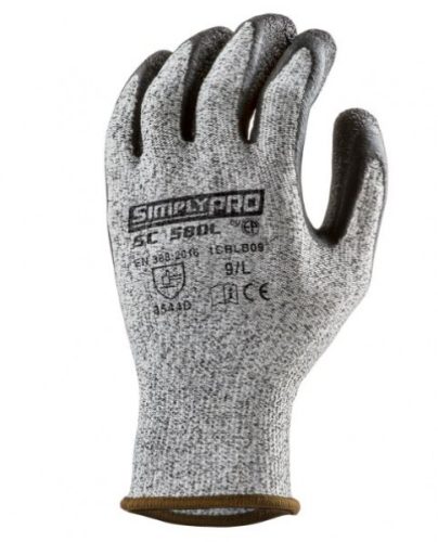 KESZTYÛ VÁGÁSBIZTOS SC580L SZÜRKE 10-ES/10 PÁR