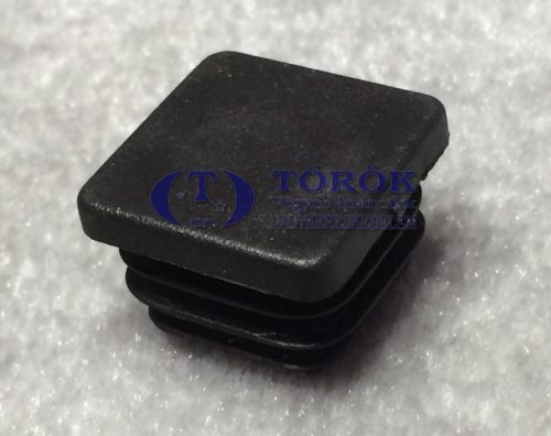 ZÁRÓDUGÓ MÛA.20X20 RECÉS FEKETE/50 DB