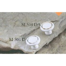 BÚTORGOMB M504 MÛA.FEHÉR EZÜST KARIKÁVAL / 20 DB