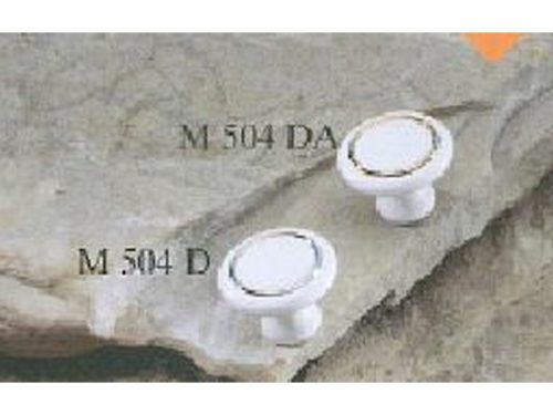 BÚTORGOMB M504 MÛA.FEHÉR EZÜST KARIKÁVAL / 20 DB