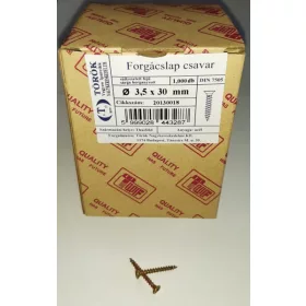 FORGÁCSLAPCSAVAR 3.5X 30 TUF/1000 DB