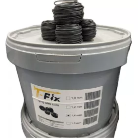 KÖTÖZÕDRÓT TF 1,4/200G 20KG FEKETE EDZETT HUZAL