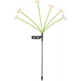 KERTI LÁMPA STREND, 72 CM, NAPELEMES, 6x LED, AA