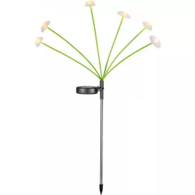 KERTI LÁMPA STREND, 72 CM, NAPELEMES, 6x LED, AA