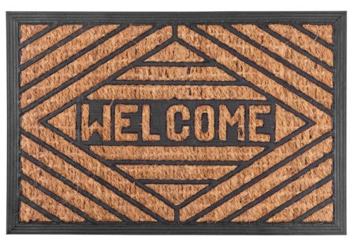 LÁBTÖRLÕ MATT GUMI/PANAMA 40 x 60 cm WELCOME