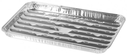 GRILLTÁLCA ALU NÉGYSZÖGLETES 34X23 CM 3DB-OS CSOMAG 2212286