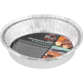   GRILLTÁLCA ALU KEREK MAGAS FALLAL 22,4x4,6 CM 3DB-OS CSOMAG 2213996