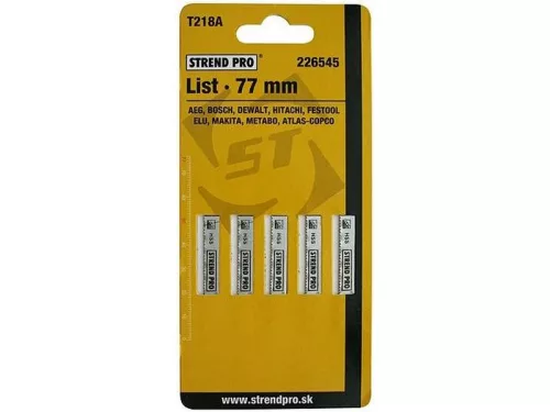 DEKOPÍRFÛRÉSZLAP STREND PRO T218A 77 MM 5 DB/CSOMAG