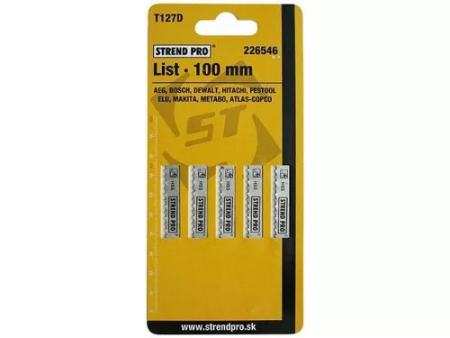 DEKOPÍRFÛRÉSZLAP STREND PRO T127D 100 MM 5 DB/CSOMAG