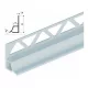 KÁDSZEGÉLY FEHÉR 2500X8 MM BEÉPÍTHETÕ /8MM/ 42151