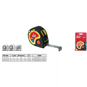 MÉRÕSZALAG TOP TOOLS 27C124 5 M/19 MM