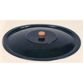 BOGRÁCSFEDÕ  14 L ZOMÁNCOZOTT 38,5 CM