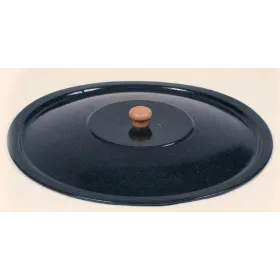 BOGRÁCSFEDÕ  22 L ZOMÁNCOZOTT 44 CM