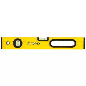   VÍZMÉRTÉK TOPEX 29C601 400 MM 3 LIBELLA FOGANTYÚVAL ALUMÍNIUM