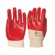 VÉDÕKESZTYÛ  R 3420 PIROS PVC 10-ES / 10 PÁR