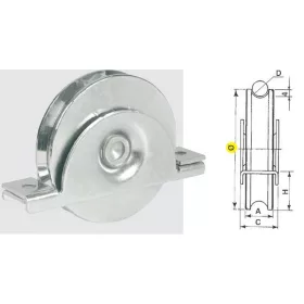 TOLÓKAPUV.IBFM KERÉK TALP ¤ 20 ½U½ 80
