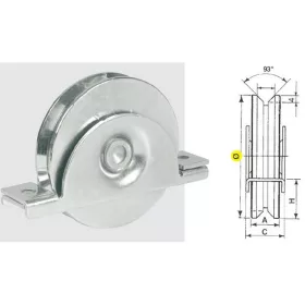 TOLÓKAPUV.IBFM KERÉK TALP ¤ 20 ½V½80