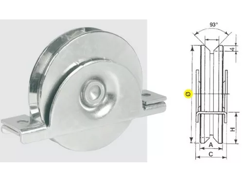 TOLÓKAPUV.IBFM KERÉK TALP ¤ 20 ½V½80