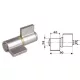 KIVEHETÕCSAPÚ P.IBFM  90MM EGYENES /12DB
