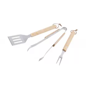 GRILLEZÕ SZETT 43071 FA NYÉLLEL 38 CM 3DB