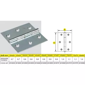 CSUKLÓSPÁNT IBFM 70X70 HORG./24 DB