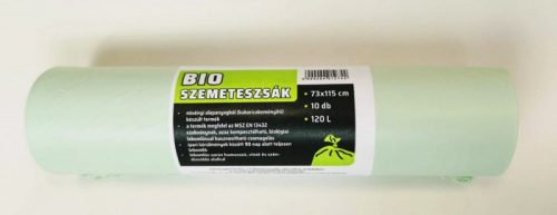 SZEMETESZSÁK KOMPOSZTÁLHATÓ PLA 73X115 CM 120 L/10 DB=1 roll/