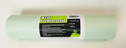 SZEMETESZSÁK KOMPOSZTÁLHATÓ PLA 73X115 CM 120 L/10 DB=1 roll/