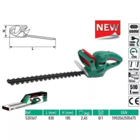 SÖVÉNYVÁGÓGÉP VERTO 52G567 600W, 450 mm