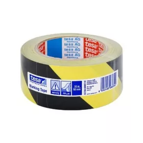   JELZÕSZALAG TESA 5 CM X 33 M SÁRGA -FEKETE ÖNTAPADÓS 66760-00093-15