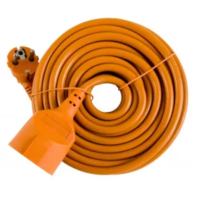 KÁBELHOSSZABBÍTÓ 20 M PRAKTIK 3x1,5MM2, ORANGE/ P294