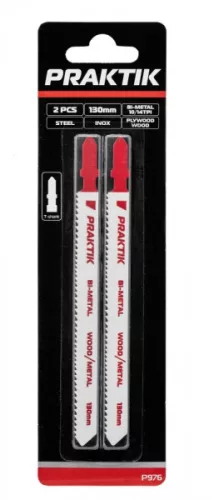 DEKOPÍRFÛRÉSZLAP PRAKTIK P976 130 MM 14TPI BI-METAL/ 2 DB