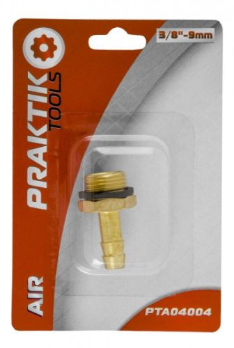 PNEUMATIKUS TÖMLÕ CSATLAKOZÓ PRAKTIK 3/8" 9 MM PTA04004