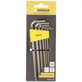 IMBUSZKULCS KLT BRENAR B311-02 2-6MM 6R GÖMBÖLYÛ