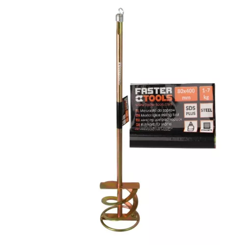 FESTÉKKEVERÕSZÁR FASTER  80X400 MM SDS+ 1-7KG FT240-19