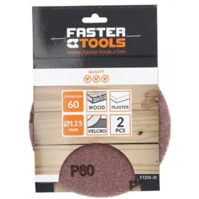   CSISZOLÓVÁSZON FASTER FT255-01 TÉPÕZÁRAS ¤ 125MM K60 /2DB