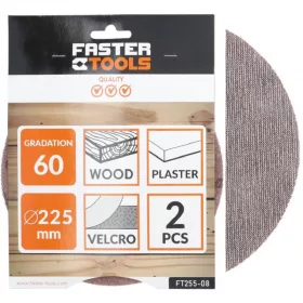   CSISZOLÓVÁSZON FASTER FT255-08 TÉPÕZÁRAS ¤ 225MM K60 /2DB