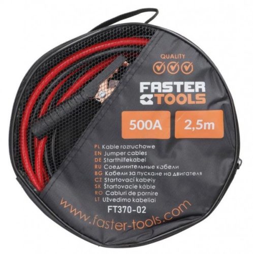 INDÍTÓKÁBEL FASTER FT370-02  500A 2,5M