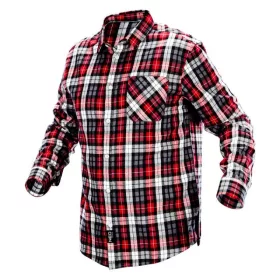 ING NEO 81-540-M  FLANEL PIROS-FEKETE-FEHÉR 100% PAMUT, M