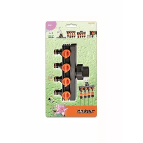   VÍZELOSZTÓ CLABER 8581 3/4 "  4 ÁGÚ ZÁRHATÓ BLISTER