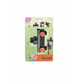   VÍZELOSZTÓ CLABER 8589 3/4 ", 2 ÁGÚ ZÁRHATÓ BLISTER