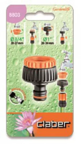 CSAPCSATLAKOZÓ CLABER 8803 1"-3/4" MENETES, UNIVERZÁLIS, BLISTER